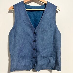 Reversible Denim vest